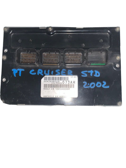 03 PT CRUISER MTX ECM ECU COMPUTER PCM 05033075AH 075qq