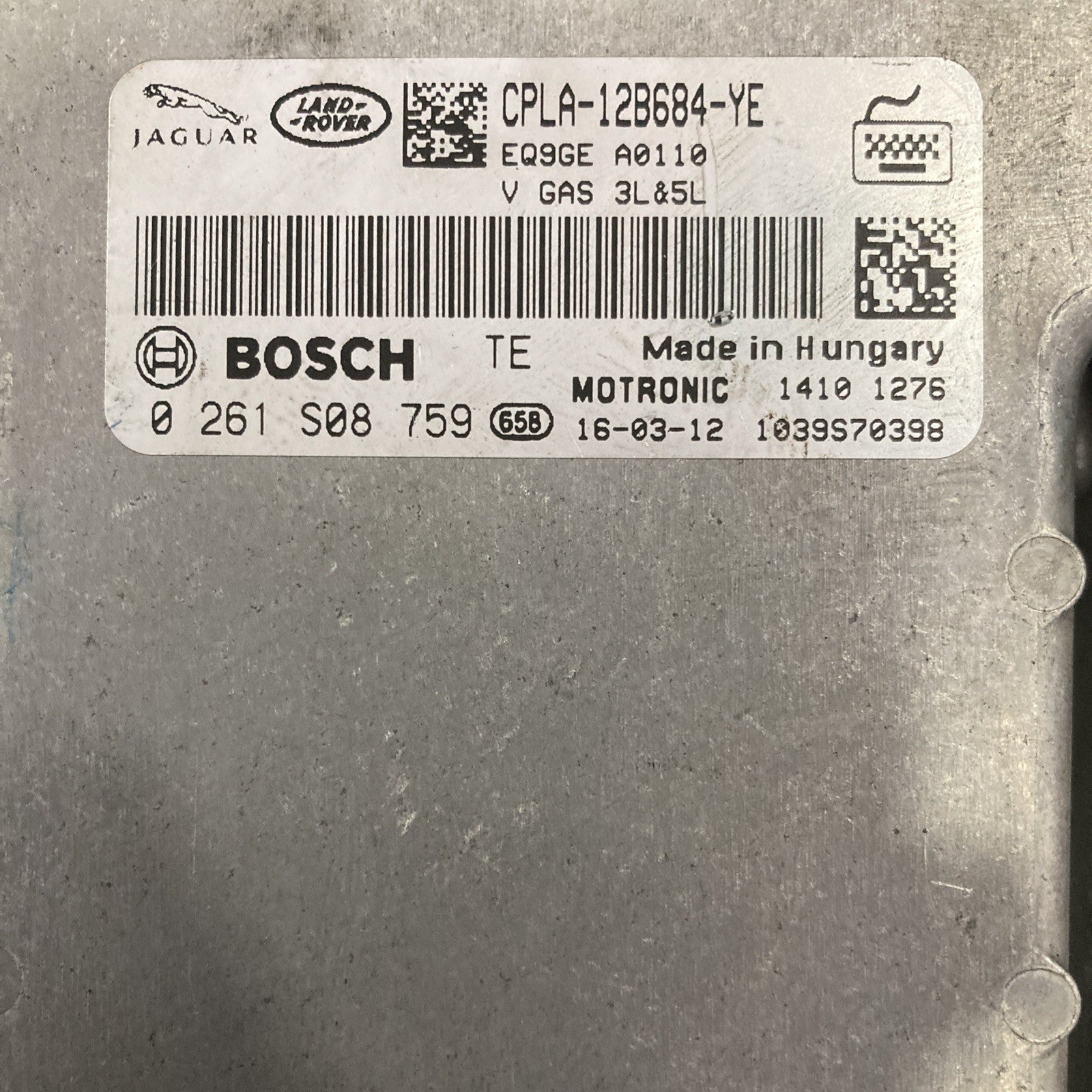 2011-2019 Jaguar XJ ECU/ECM CPLA-12B684-YE OEM