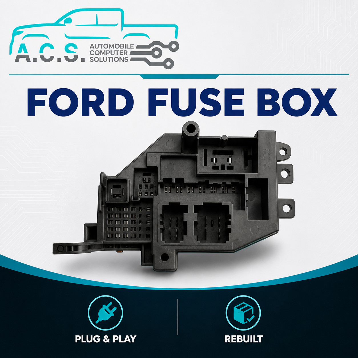 Rebuilt Ford Ranger 04-05 Body Computer Fuse Box Relay BCM Module 4L5T-15604-AK