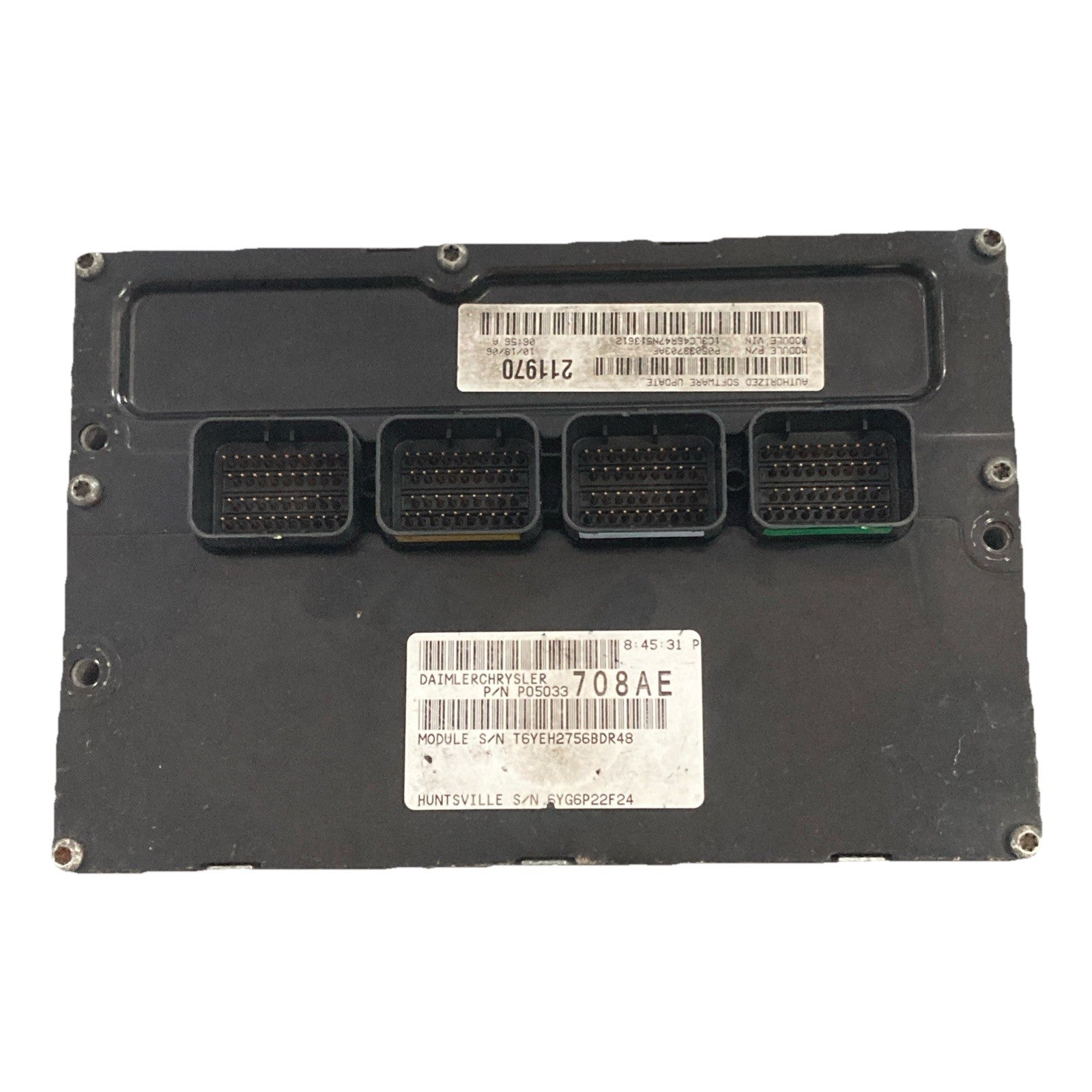 2007-2008 Dodge Avenger 2.7L ECU/ECM P05033708AE *VIN PROGRAMMED*