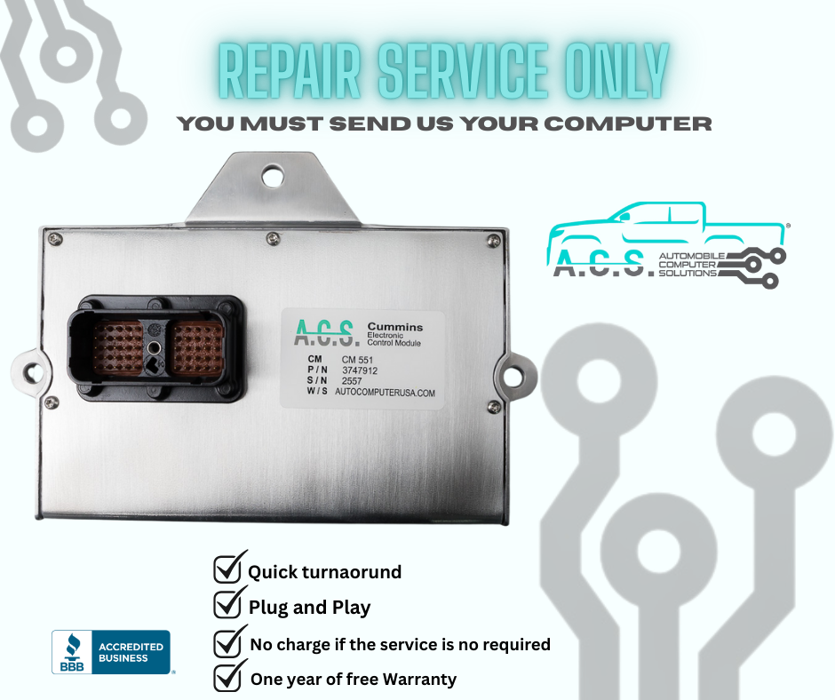 1998-1999 Dodge Ram 5.9L Cummins ECM PCM ECU 3942336 Repair & Return