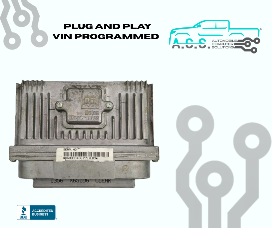 1996 Pontiac Bonneville ECU/ECM 16211539 *VIN PROGRAMMED*