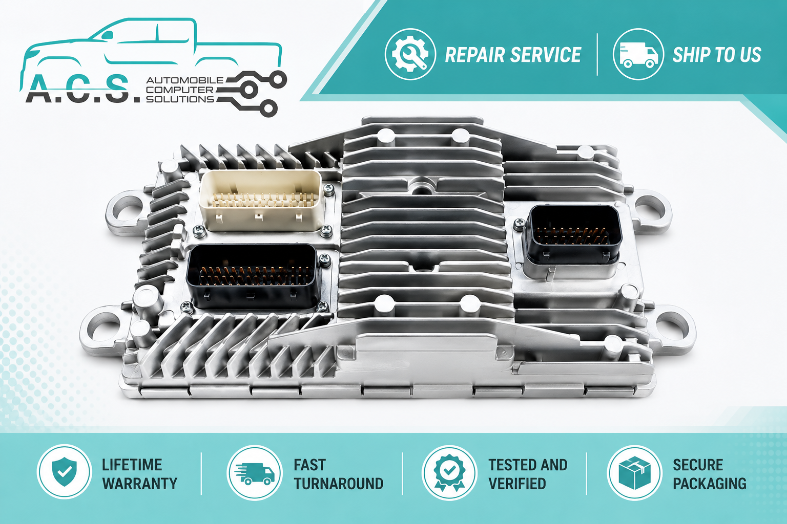 INTERNATIONAL NAVISTAR MAXXFORCE DT 7 , 8 ,9, 10 ECM REPAIR SERVICE 7091546C93