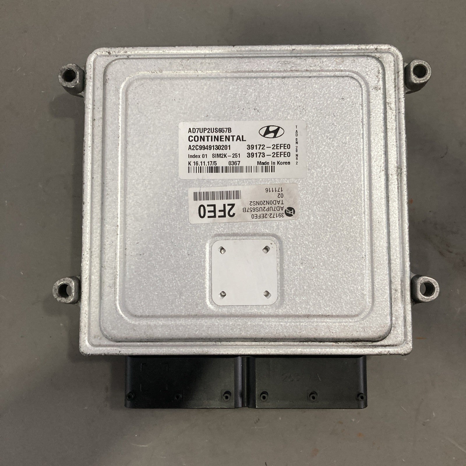 2017-2019 Hyundai Elantra 2.0L ECU/ECM 39173-2EFE0