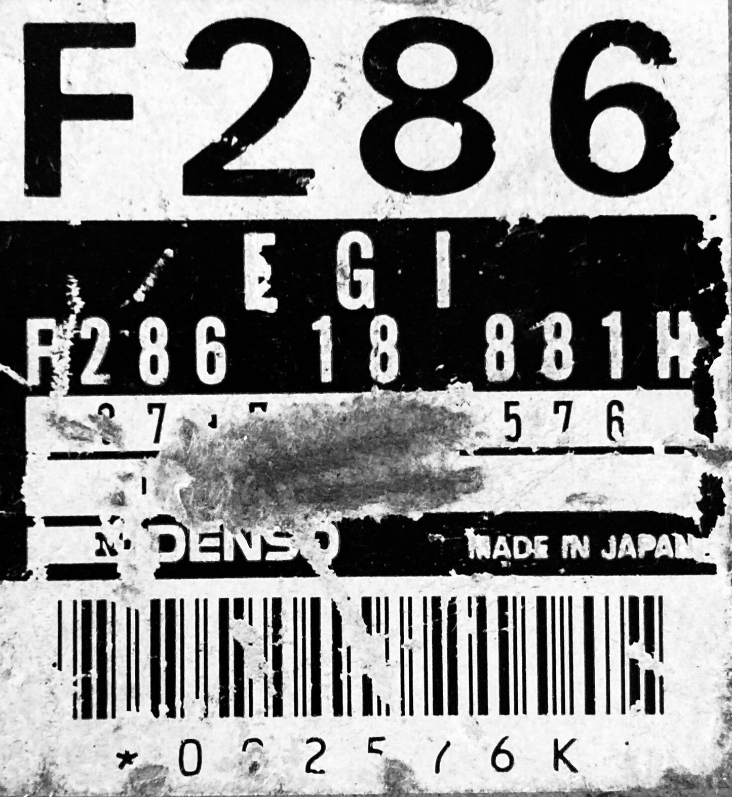1990 1991 Mazda 626 ECM F286 18 881H