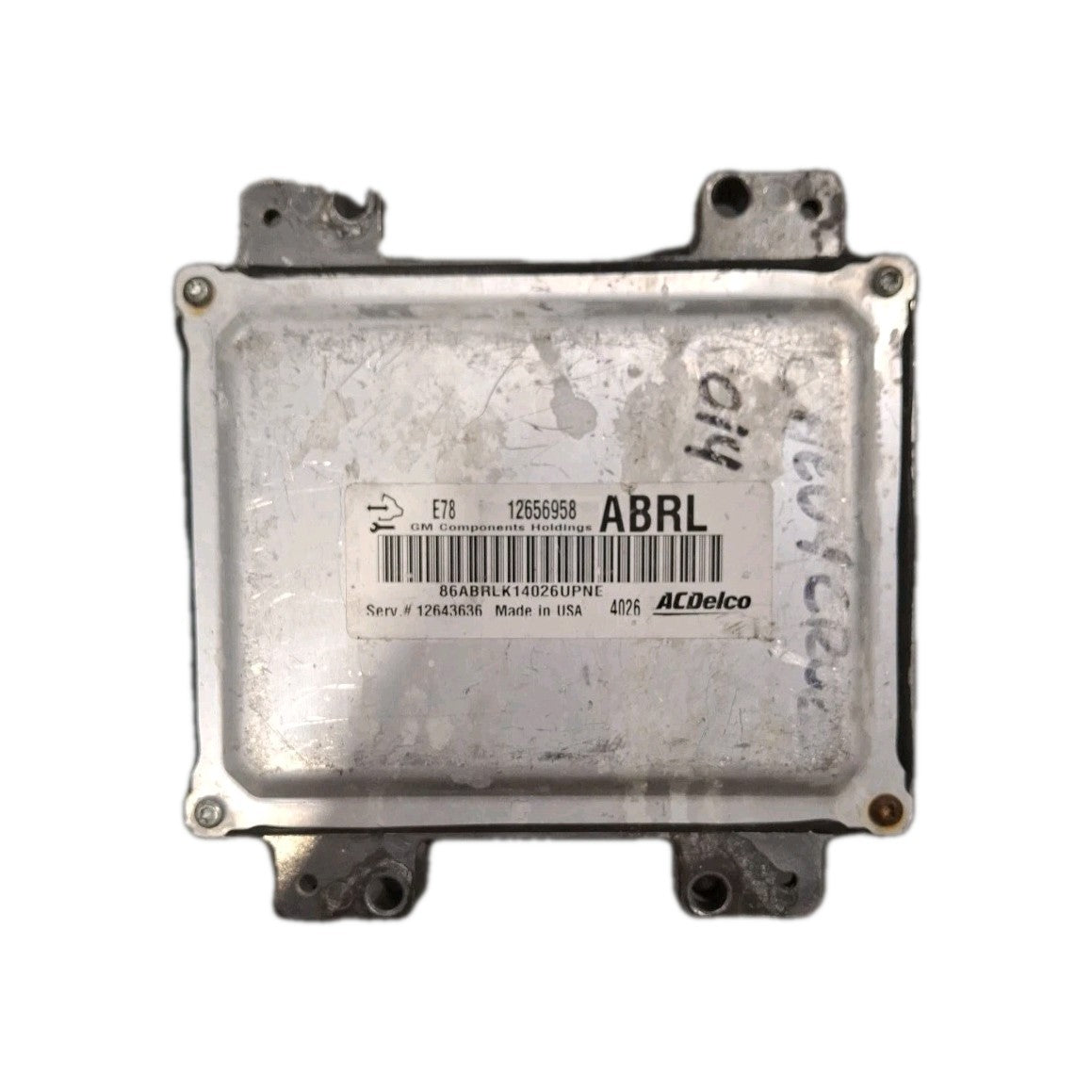 2012-2016 Chevy Cruze ECU/ECM 12656958 *VIN PRORGAMMED*(B)