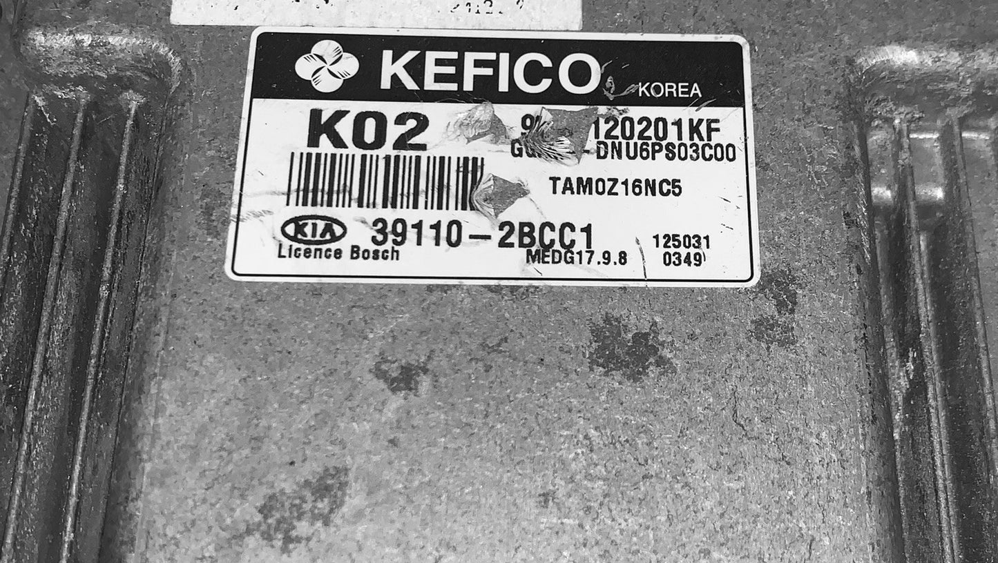 2013 Kia Soul ECU 39110-2BCC1