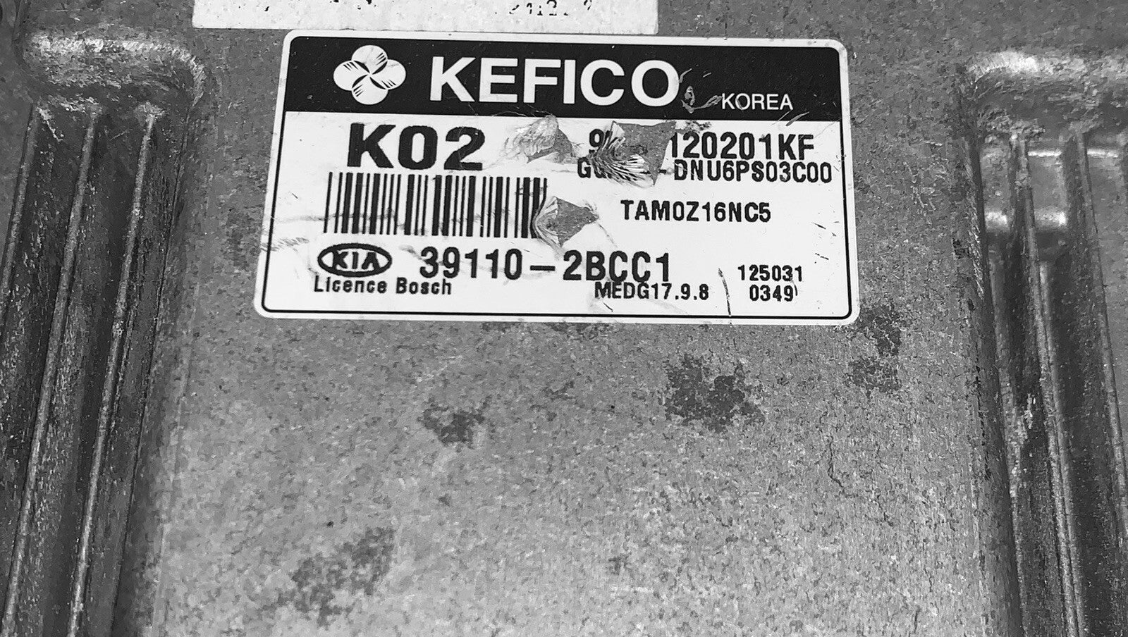 2013 Kia Soul ECU 39110-2BCC1