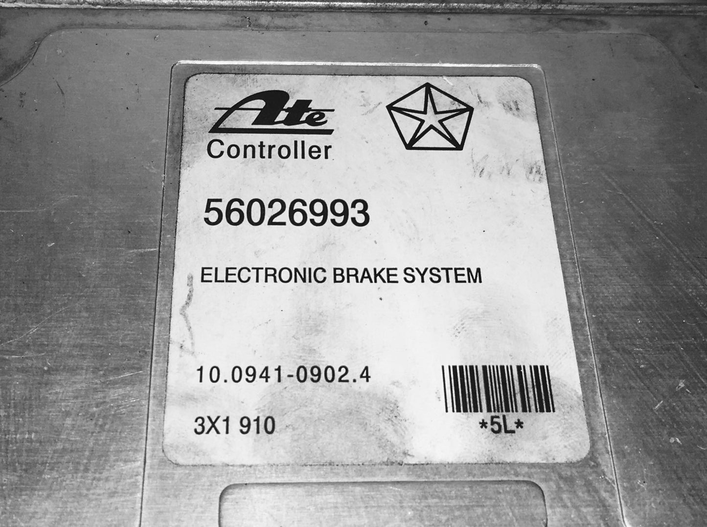 1992-1995 Jeep Grand Cherokee ABS Brake Module 56026993