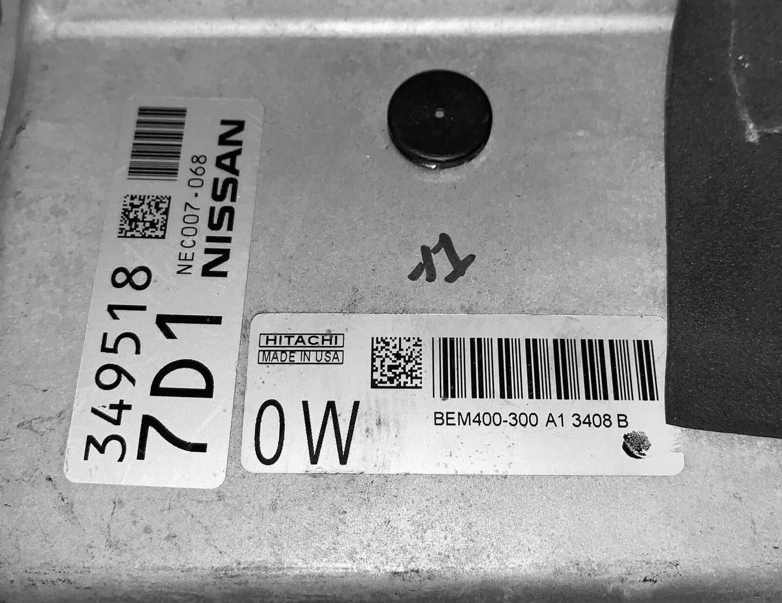 2013 2014 Nissan Altima ECU BEM400-300 A1 NEC007-068