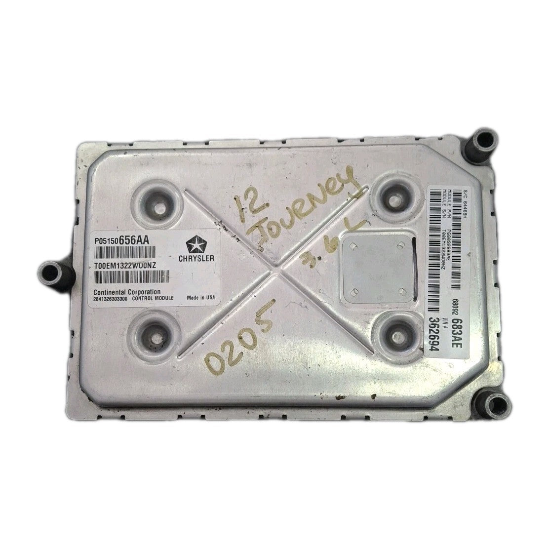 2011-2012 Dodge Journey 3.6L ECU/ECM P05150656AA *VIN PROGRAMMED* (B)
