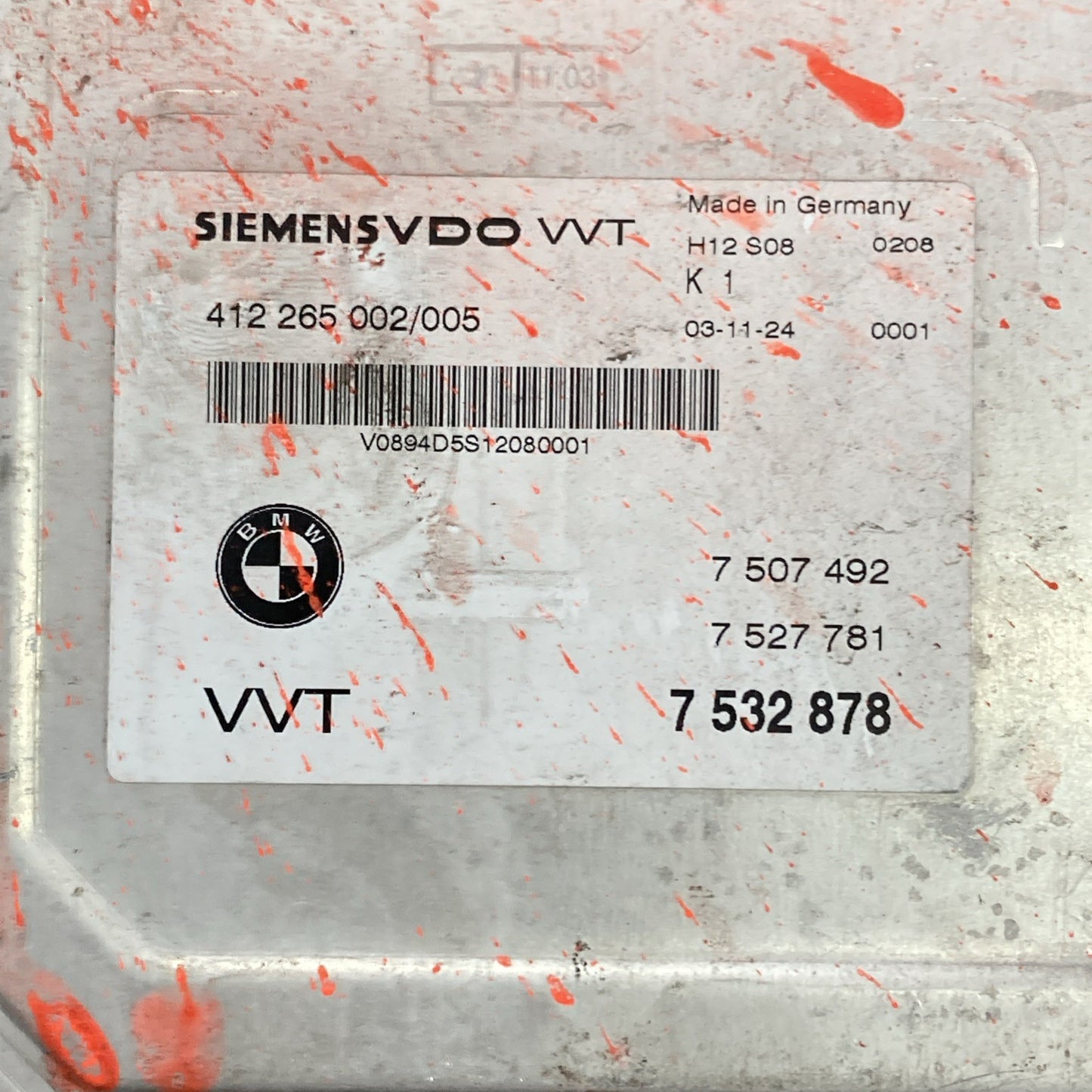 2004-2006 BMW X5 VVT Control Module 7 532 878