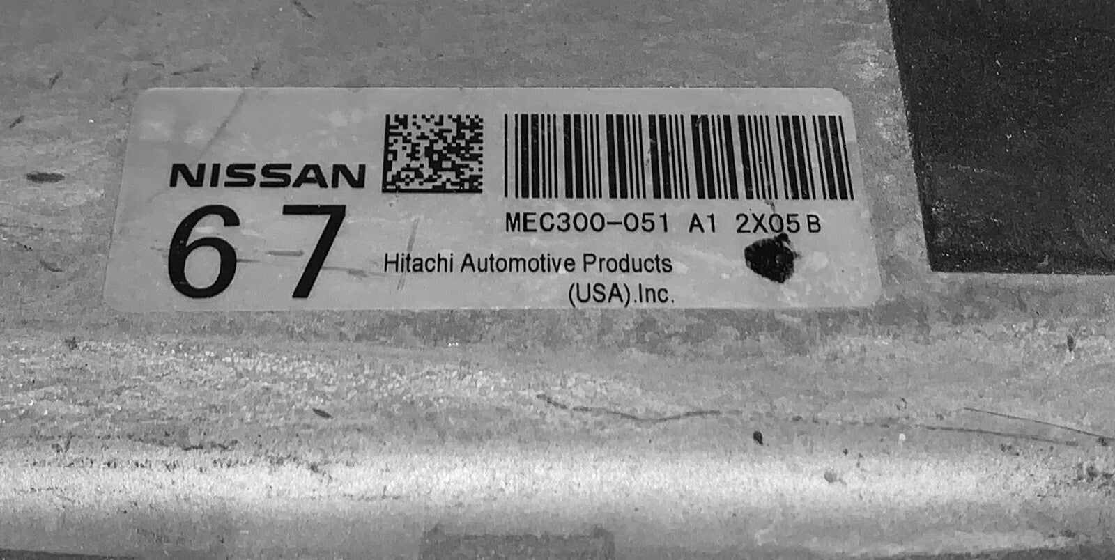 2013 2014 Nissan Altima ECU MEC300-051 A1