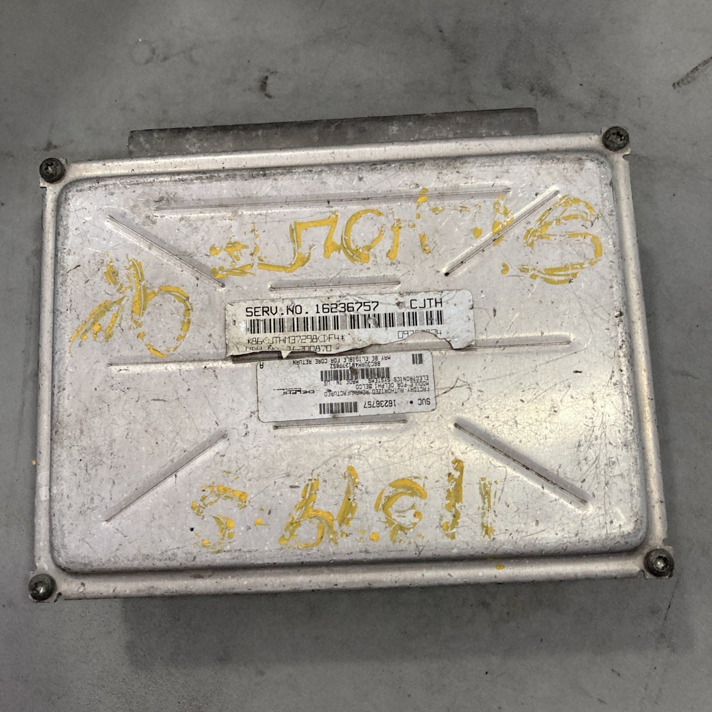 1998 Buick Skylark 3.1L Engine Control Module 16236757