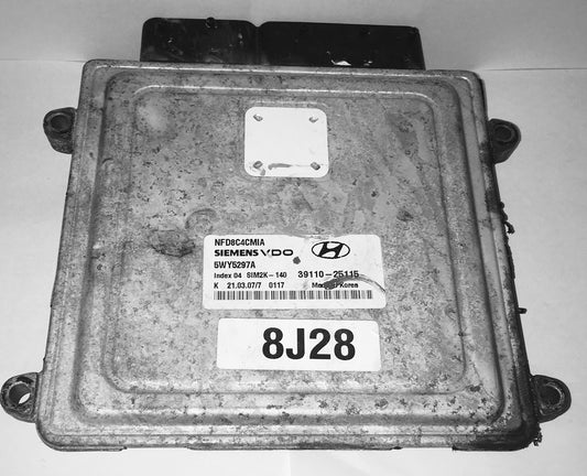 2006-2007 Hyundai Sonata 2.4 ECU 39110-25115