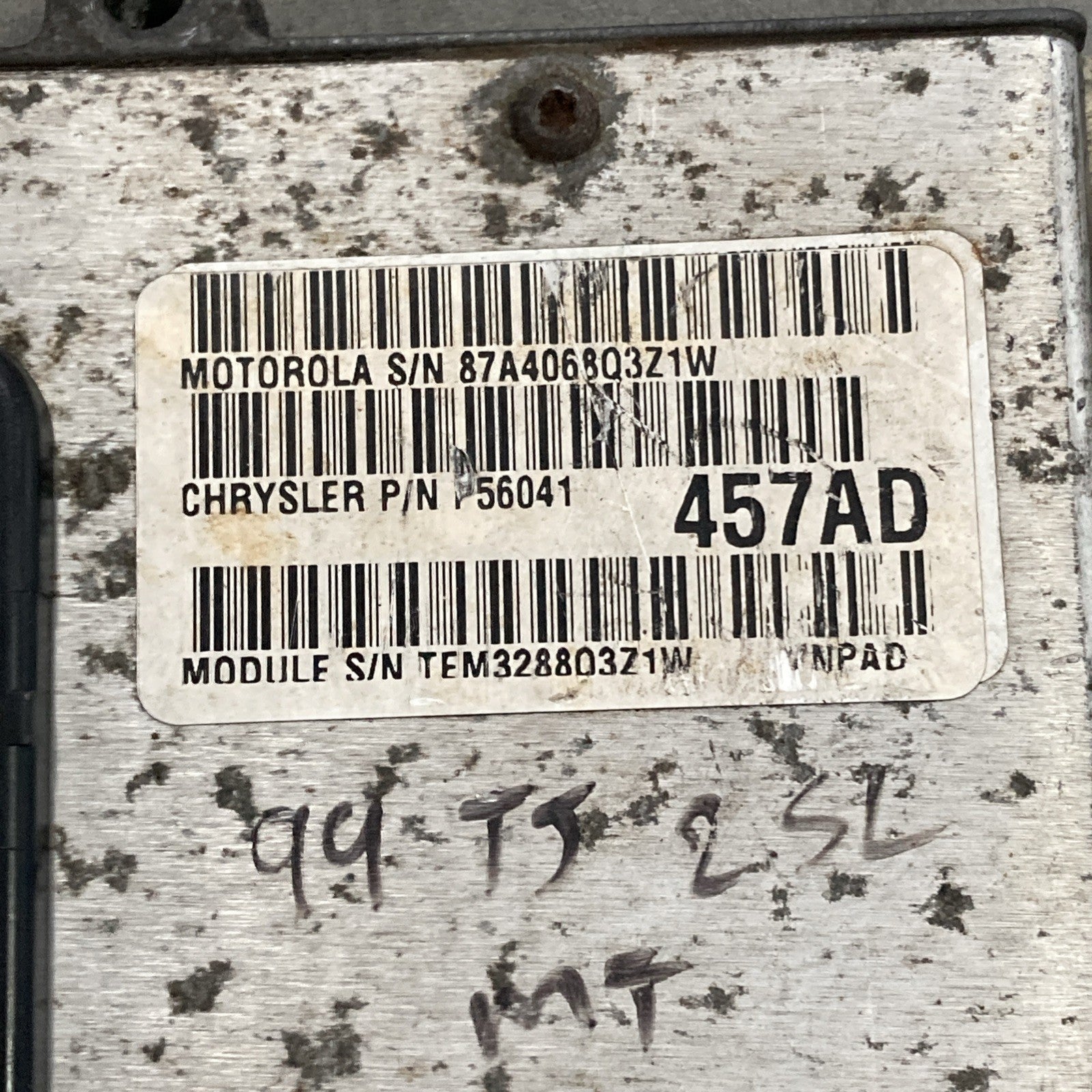 1999 Jeep Wrangler 2.5L ECU/ECM P56041457AD
