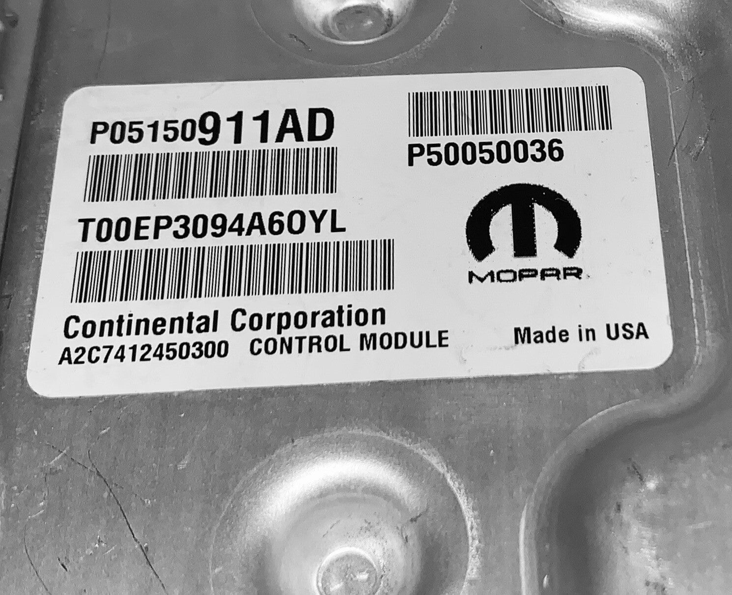 2015-2018 Jeep Renegade ECU P05150911AD