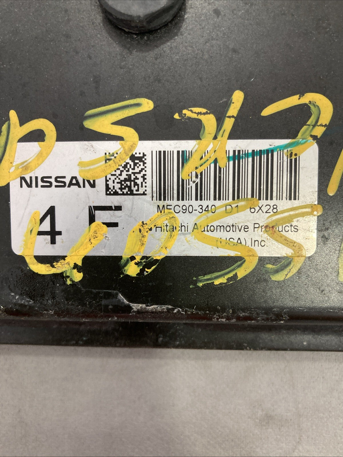 2007 Nissan Versa ECU/ECM MEC90-340 D1 6X28