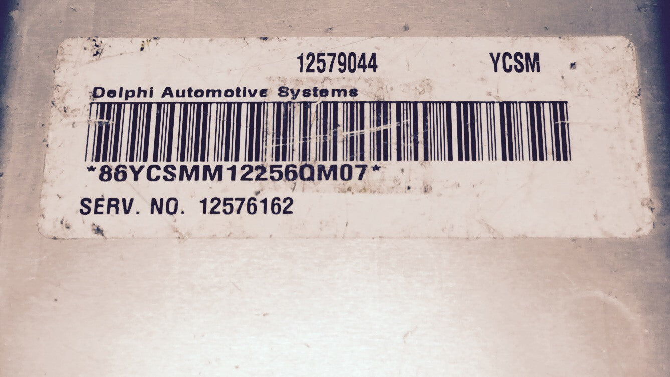 2003 Saturn ECU 12579044 