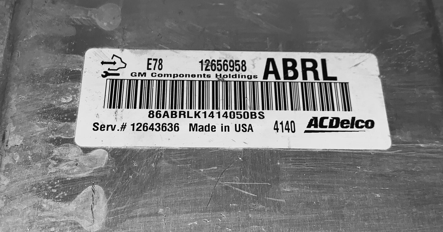 2011-2016 Chevrolet Cruze ECU 12656958