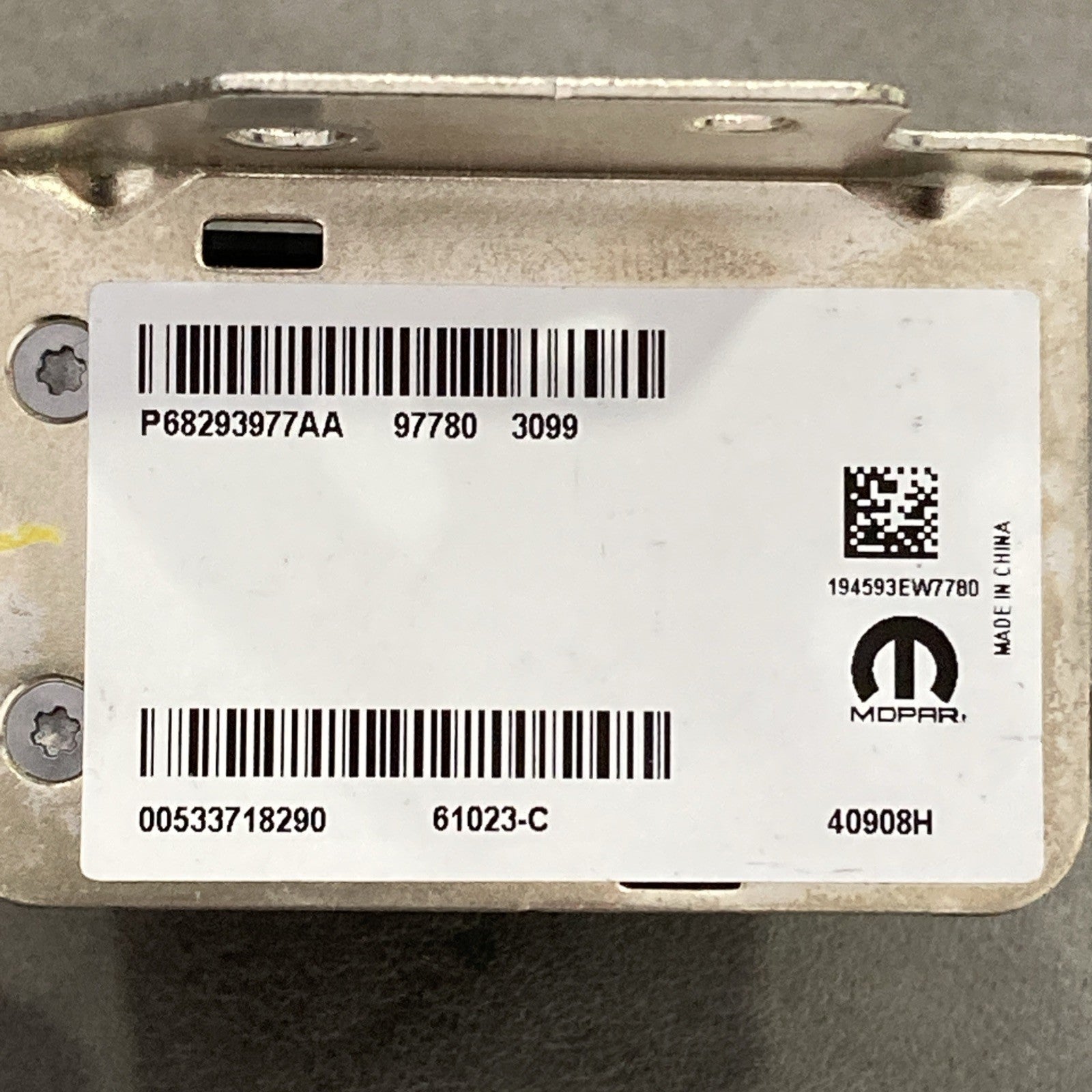 2015-2023 Dodge Charger Scat Pack Radio Antenna P68293977AA
