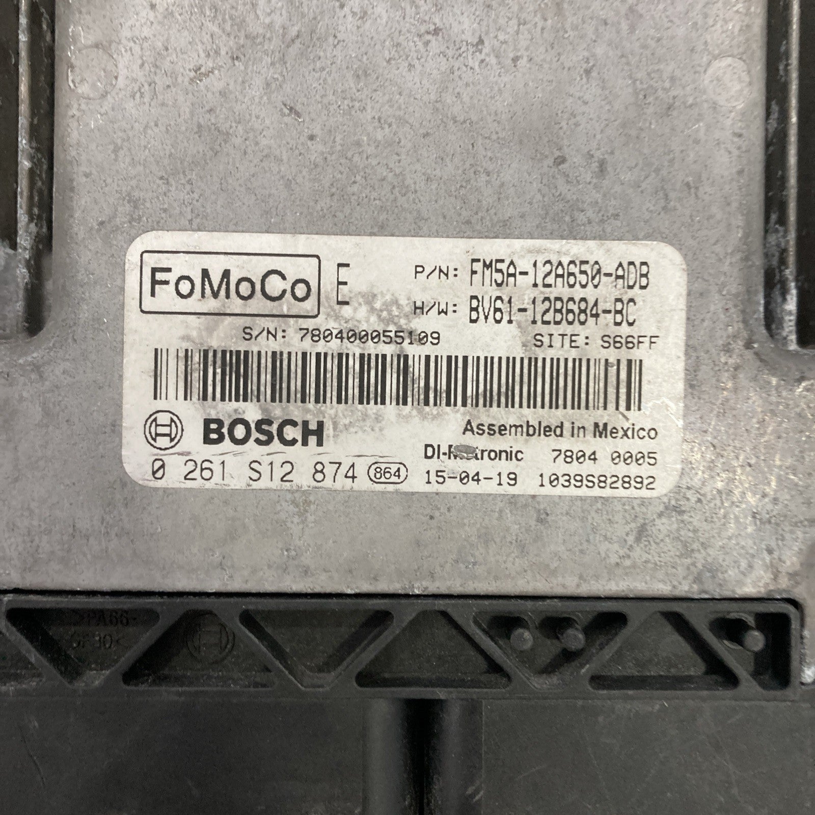 2013-2018 Ford Focus ECU/ECM FM5A-12A650-ADB