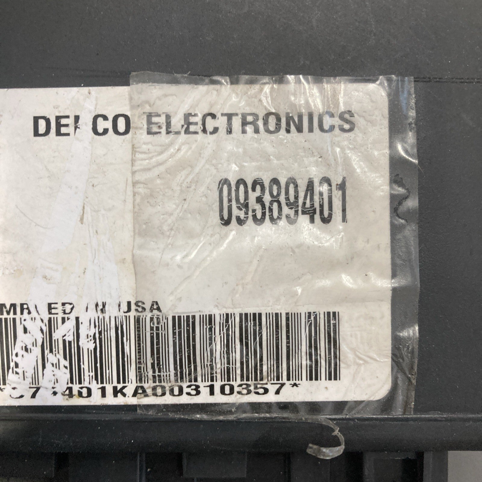 2000-2001 Oldsmobile Intrigue Body Control Module 09389401