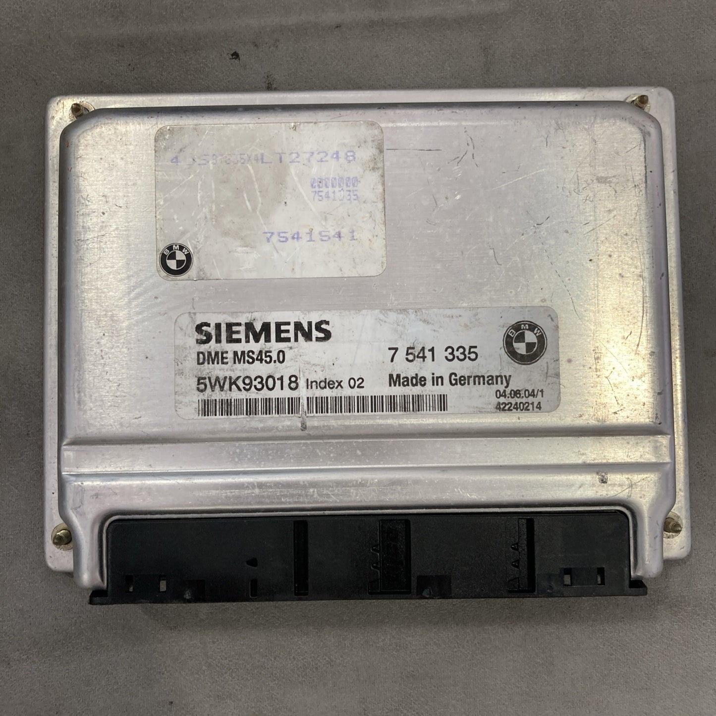 2003-2005 BMW Z4 ECU/ECM DME 7 541 335