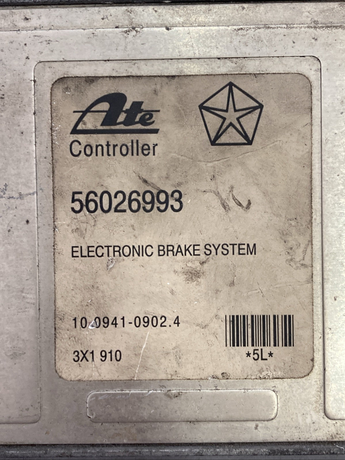1993-1995 Jeep Grand Cherokee Electronic Brake System 56026993