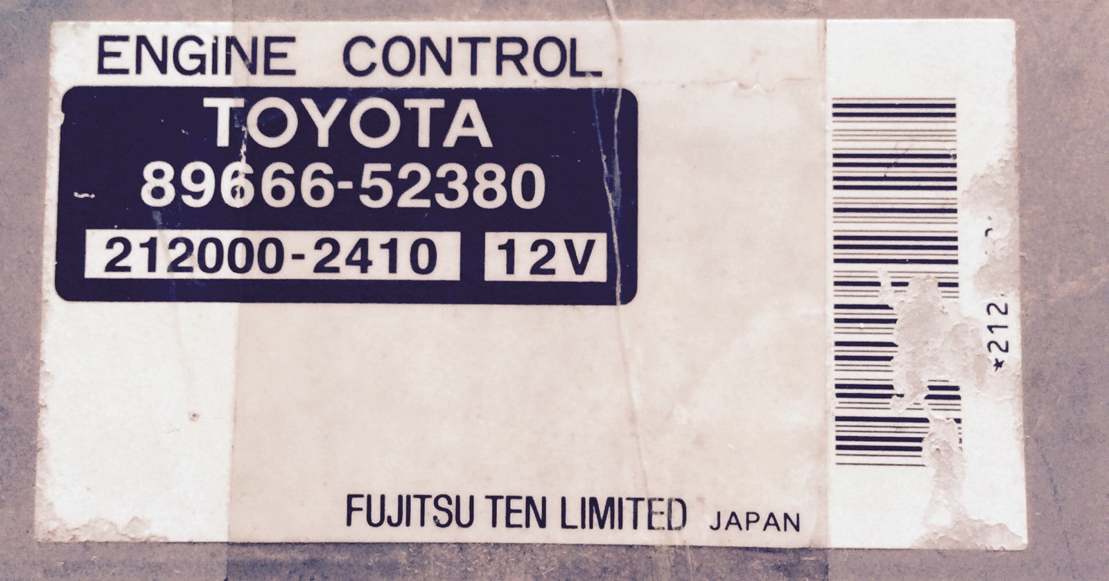 2005 Scion XB ECU 89666-52380