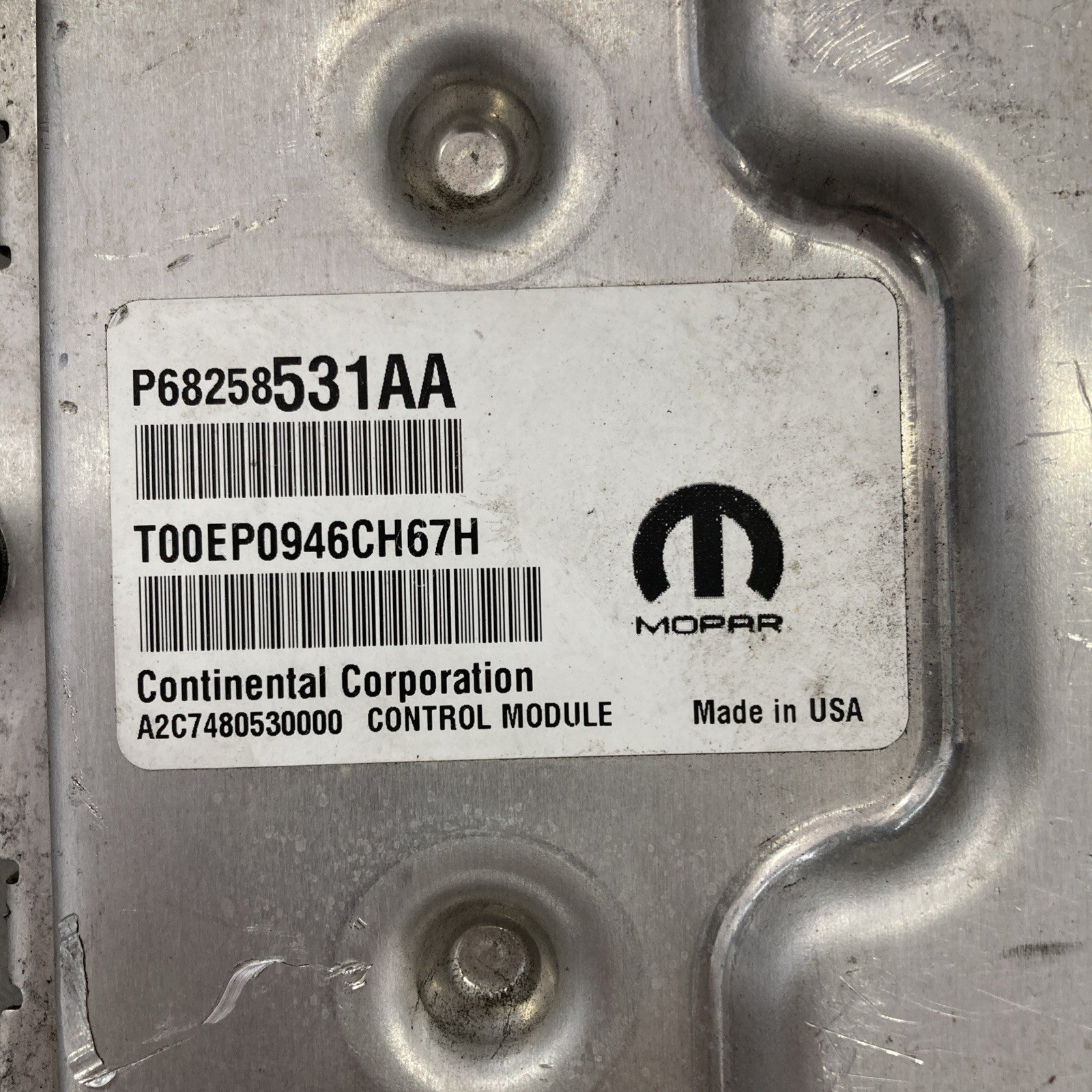 2016-2017 Jeep Cherokee ECU/ECM P68258531AA
