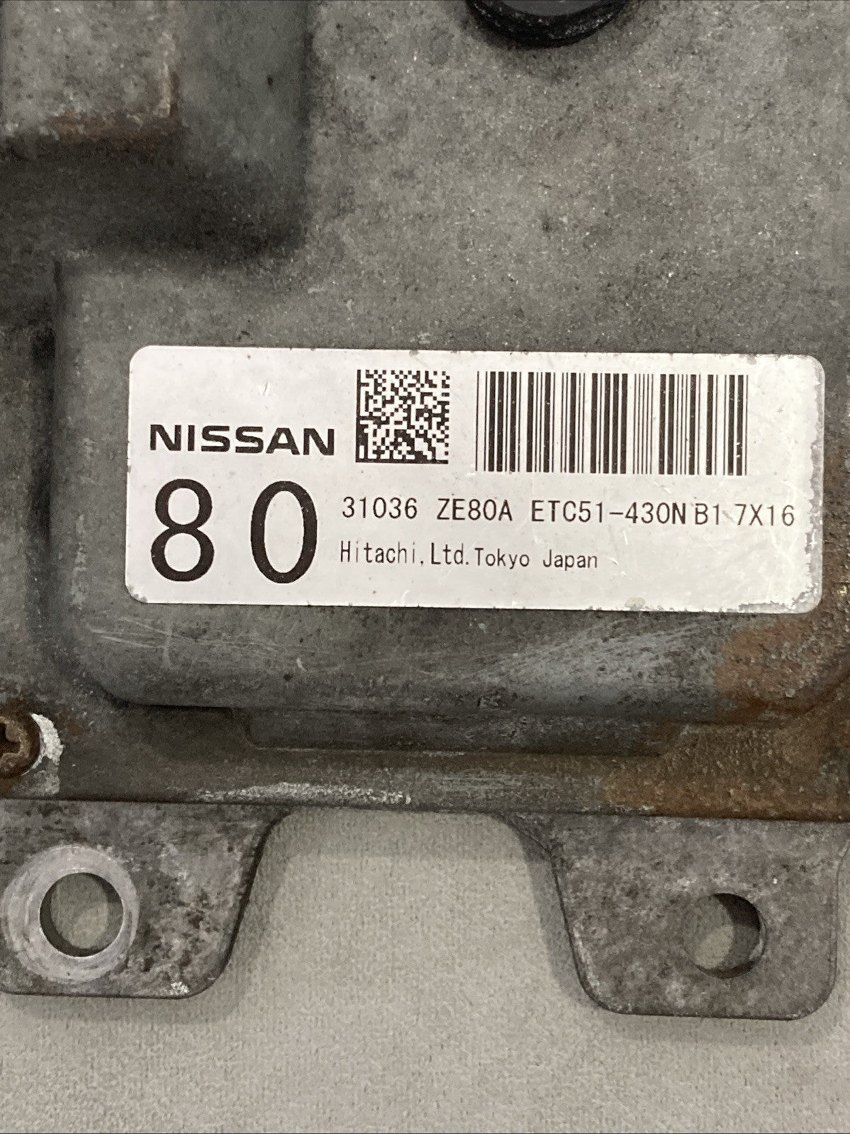 2008 Nissan Sentra Transmission Control Module 31036 ZE80A