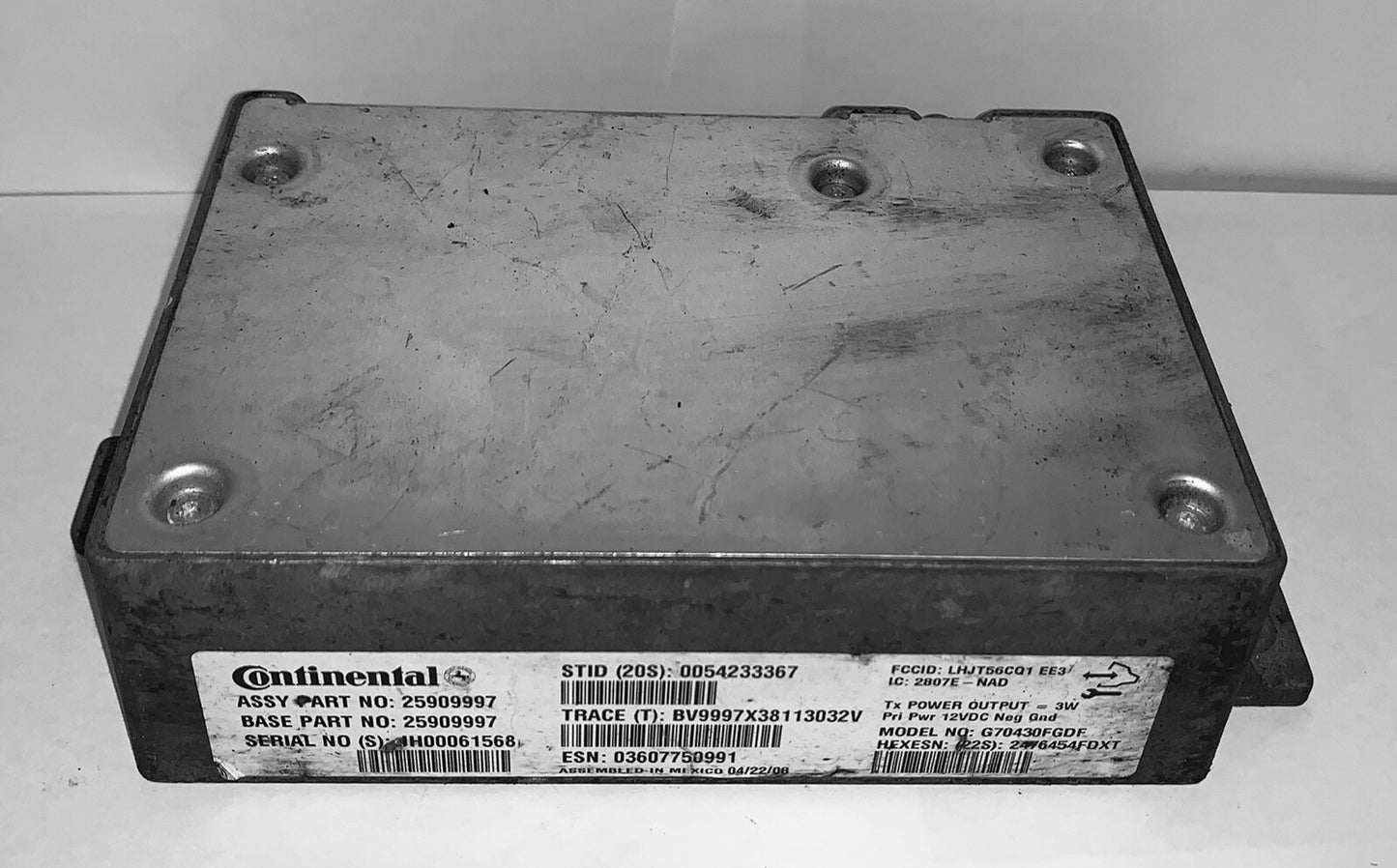 2008 Corvette C6 OEM 25909997