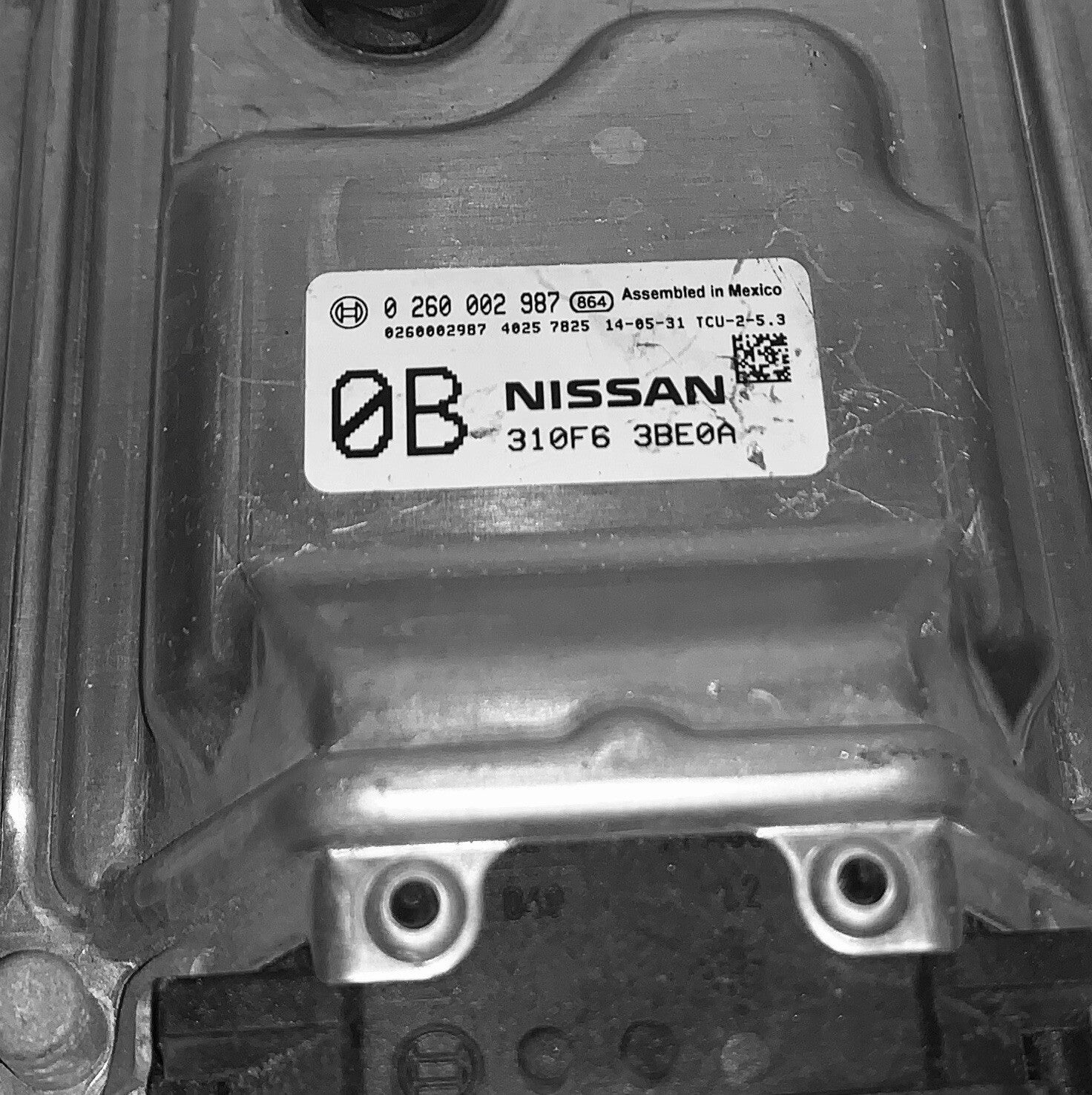 2013-2015 Nissan Sentra TCU 310F6 3BE0A 310369AM2A