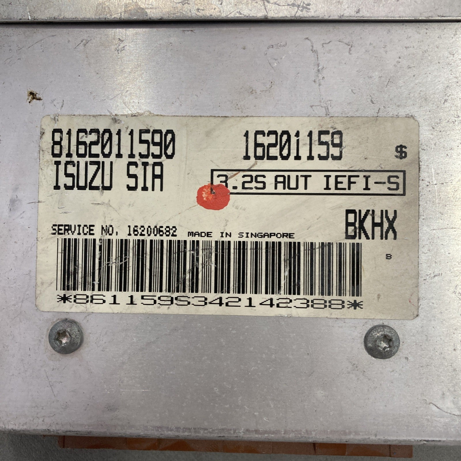 1994-1995 Isuzu Rodeo ECU/ECM 8162011590