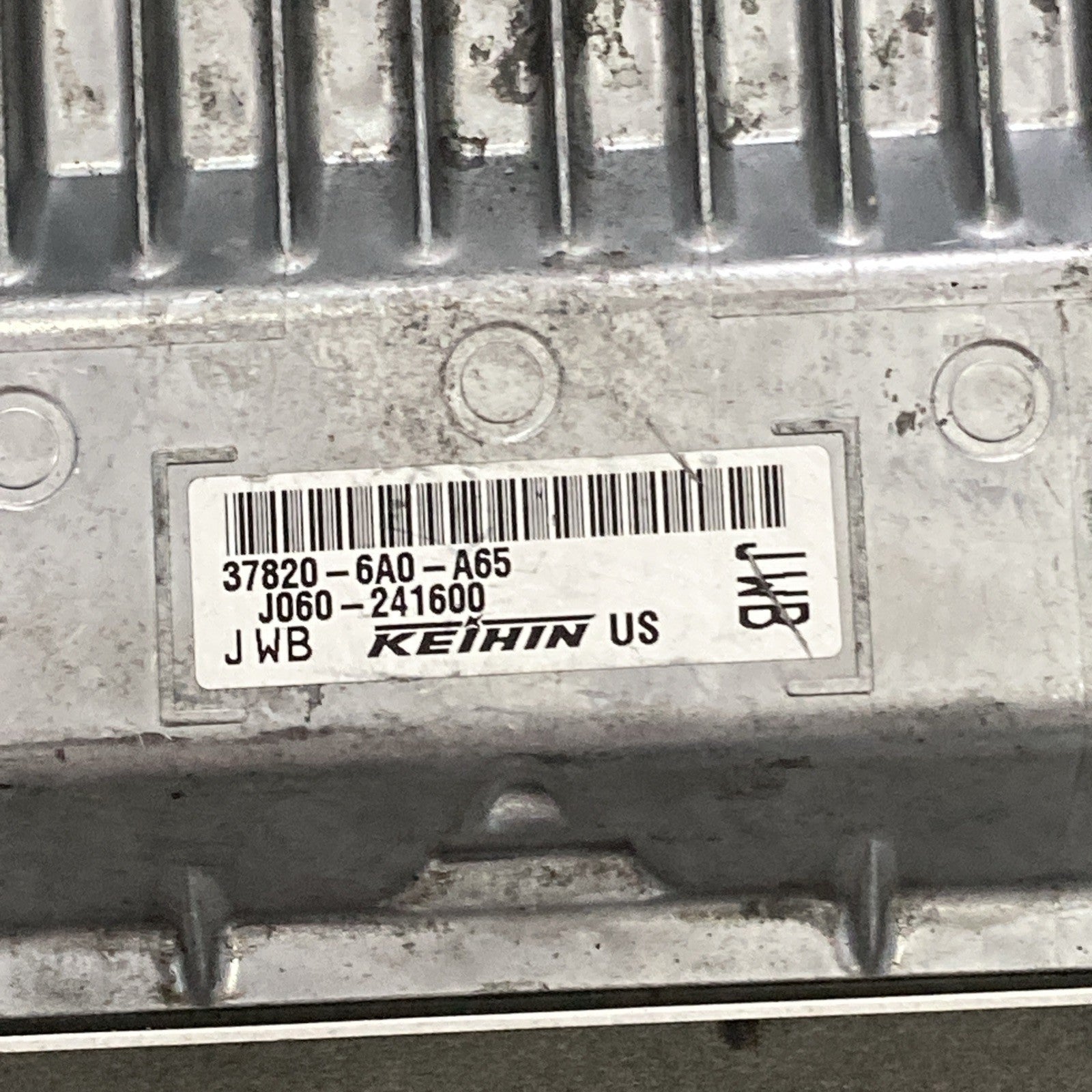 2019 Honda Accord 1.5L ECU/ECM 37820-6A0-A65