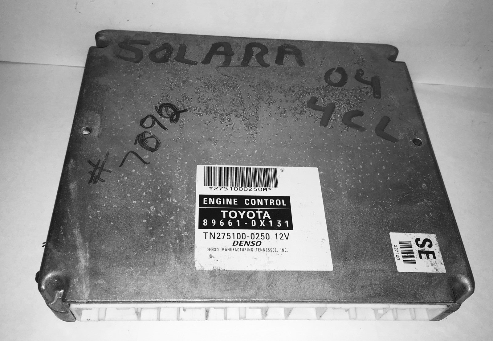 2004 Toyota Solara ECU 4CYL AT ECU 89661-0X131