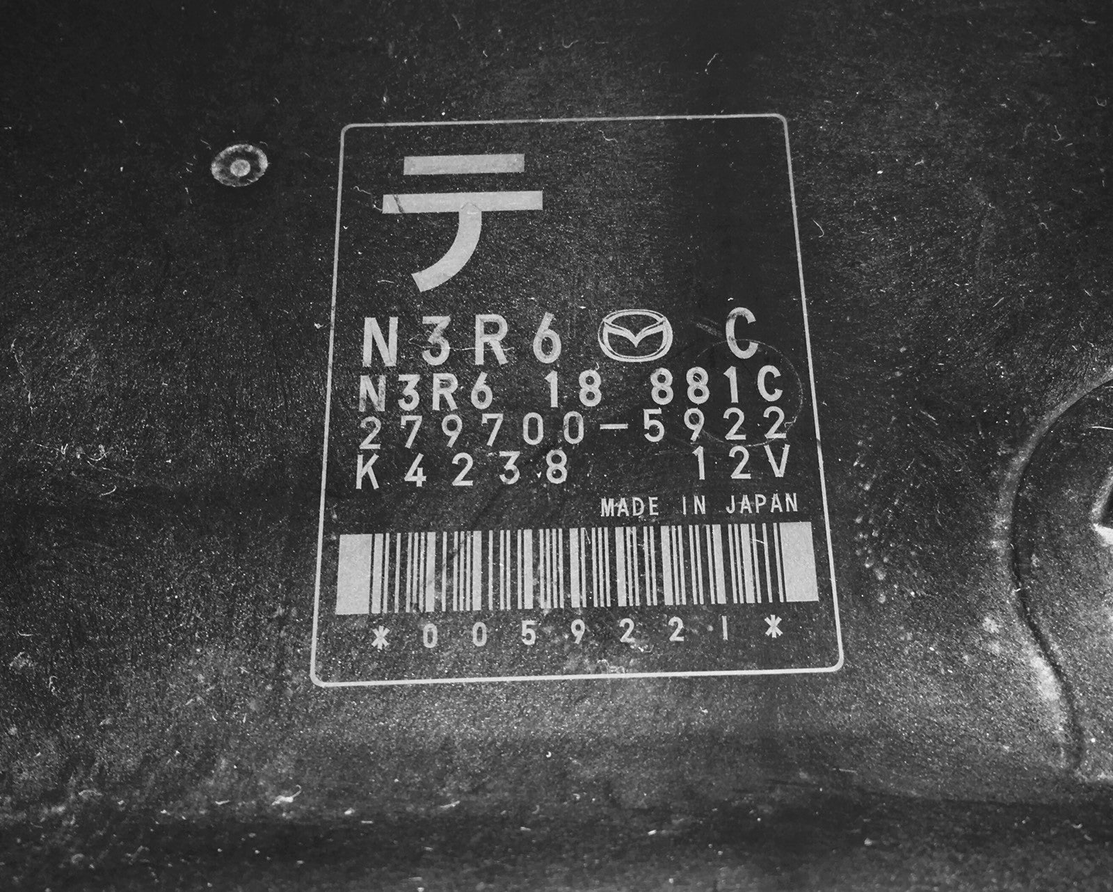 2009-2011 Mazda RX-8 AT ECU N3R6 18 881C
