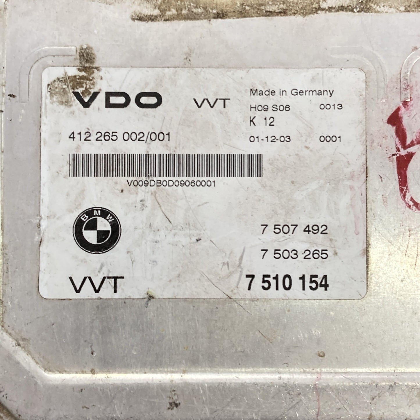 2002-2005 BMW VVT Control Module 7 510 154