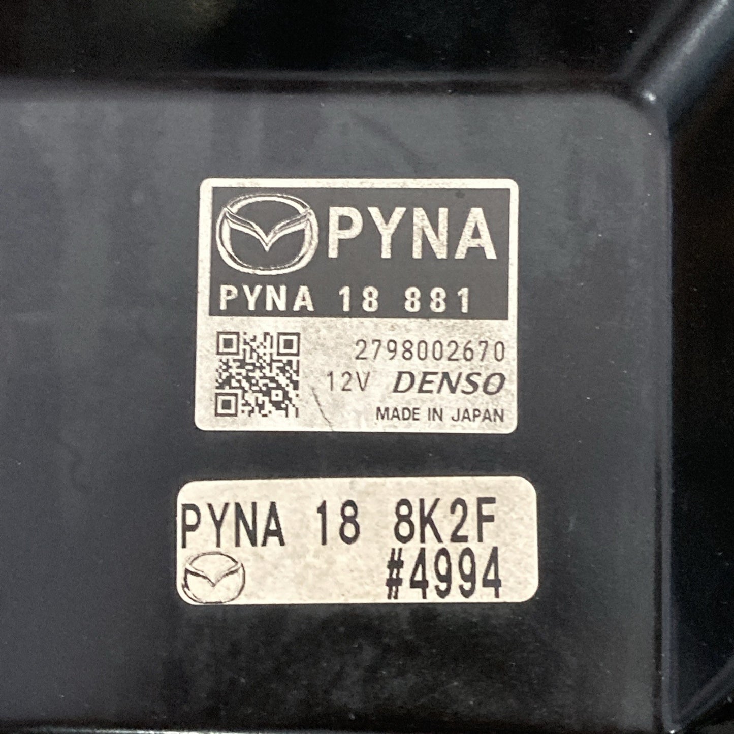 2017 Mazda CX-5 ECU/ECM PYNA 18 881