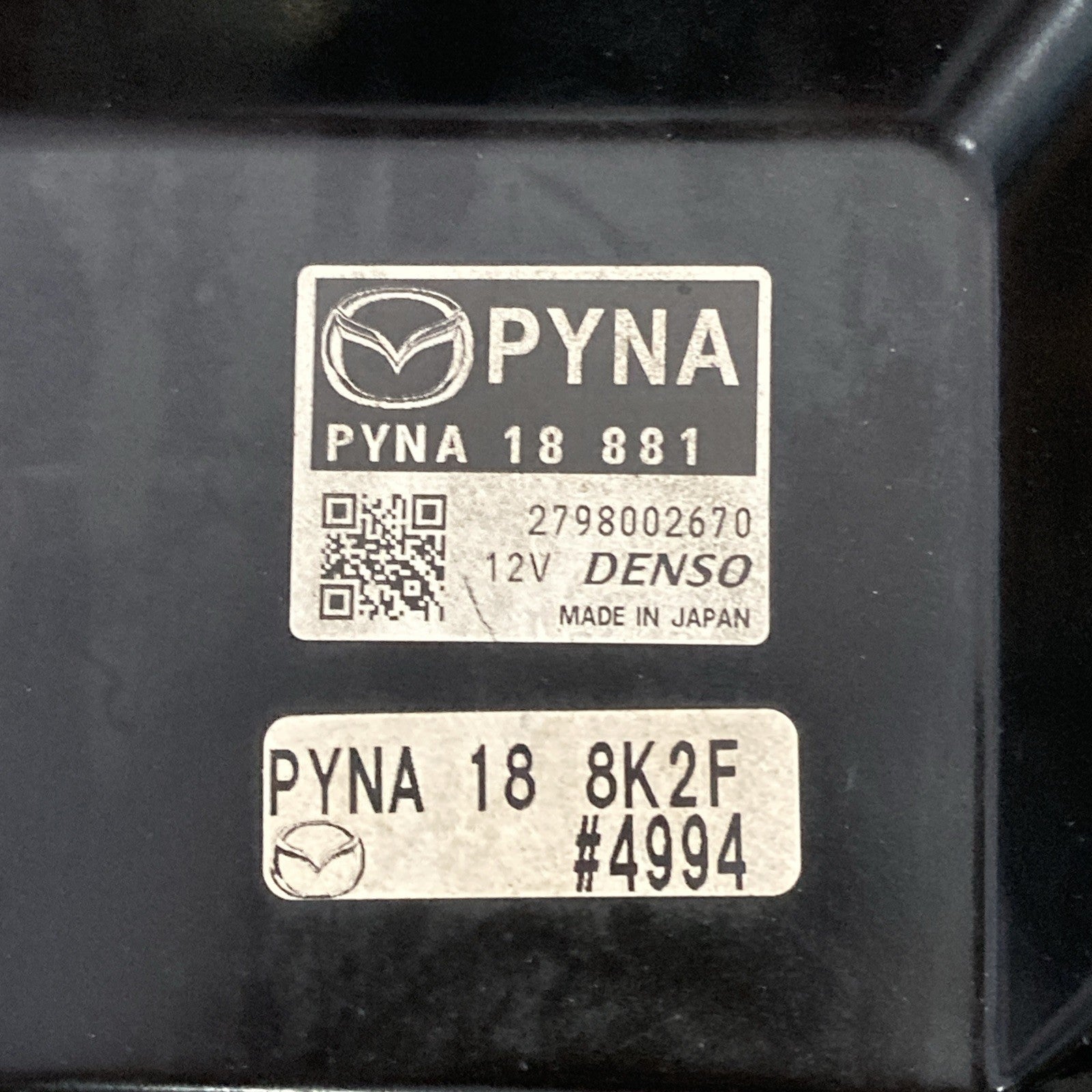 2017 Mazda CX-5 ECU/ECM PYNA 18 881