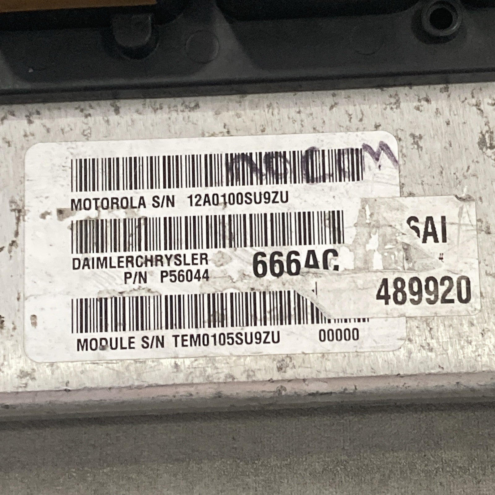 2005 Jeep Liberty 3.7L ECU/ECM P56044666AC