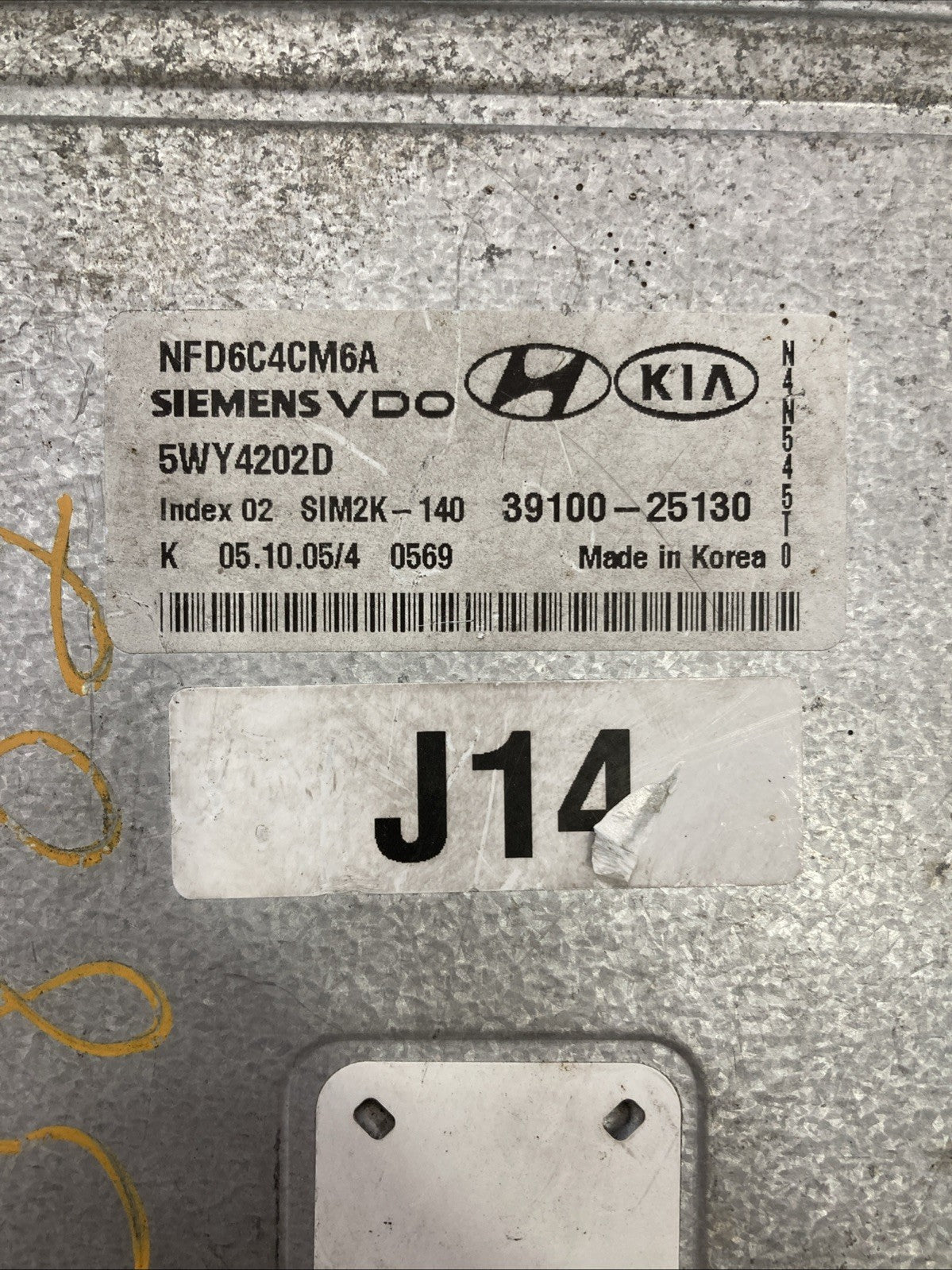 2006-2008 Hyundai Sonata ECU/ECM 39100-25130