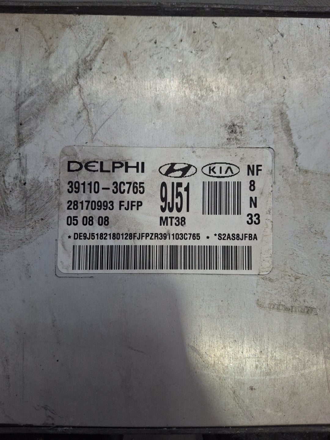Hyundai Sonata 2.4L  ECM ECU 39110-3C765