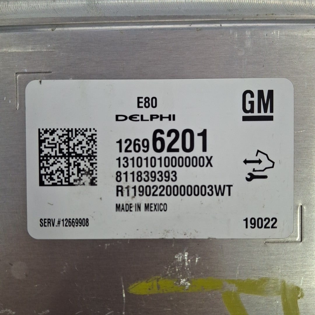 2017-2019 Chevrolet Cruze 1.4L ECU/ECM 12696201 *VIN PROGRAMMED*