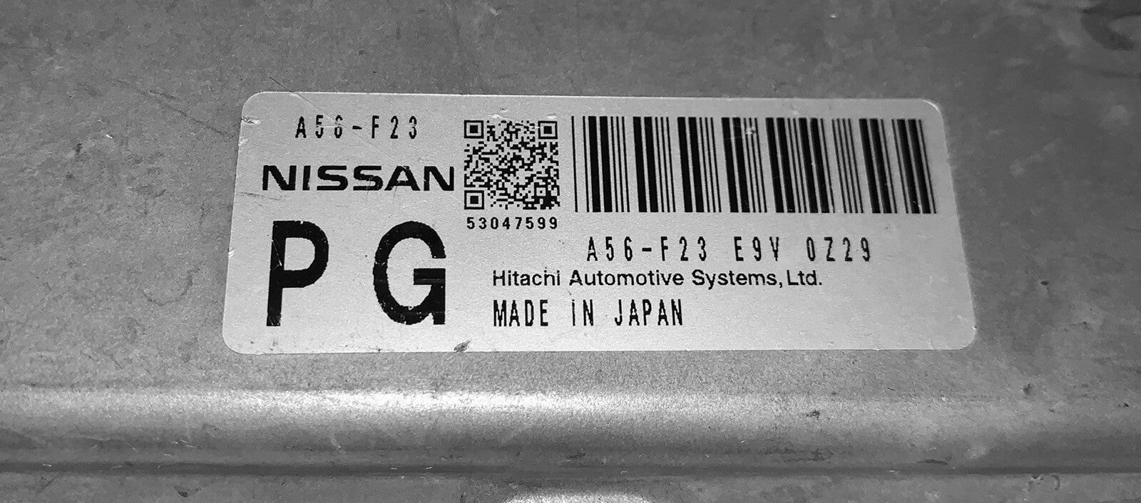 2011 Nissan Altima ECU A56-F23 E9V