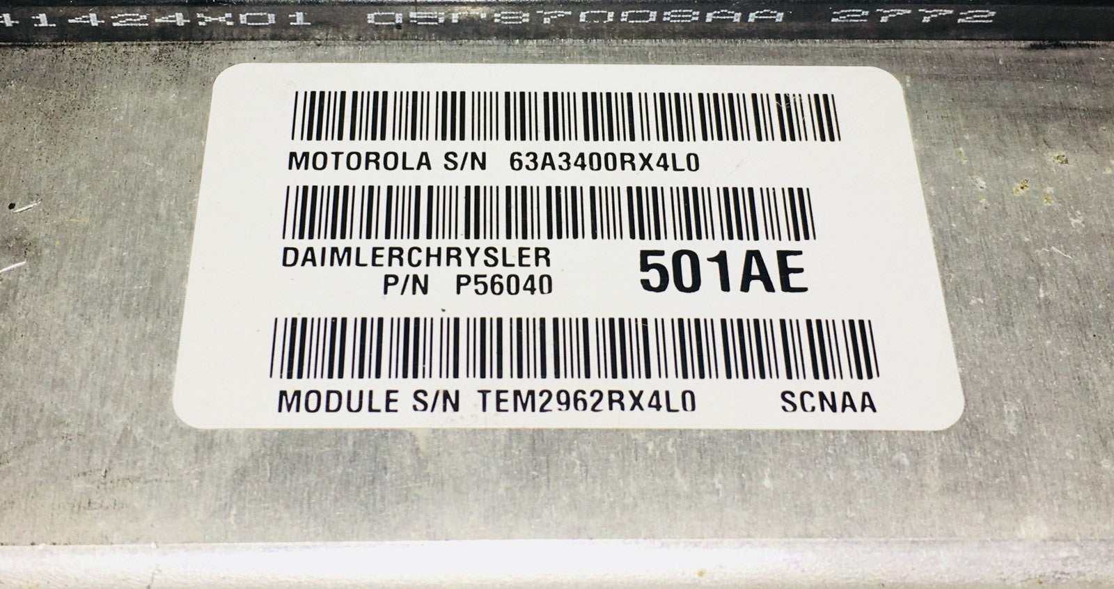 2003 Dodge Durango 4.7L ECU P56040501AE