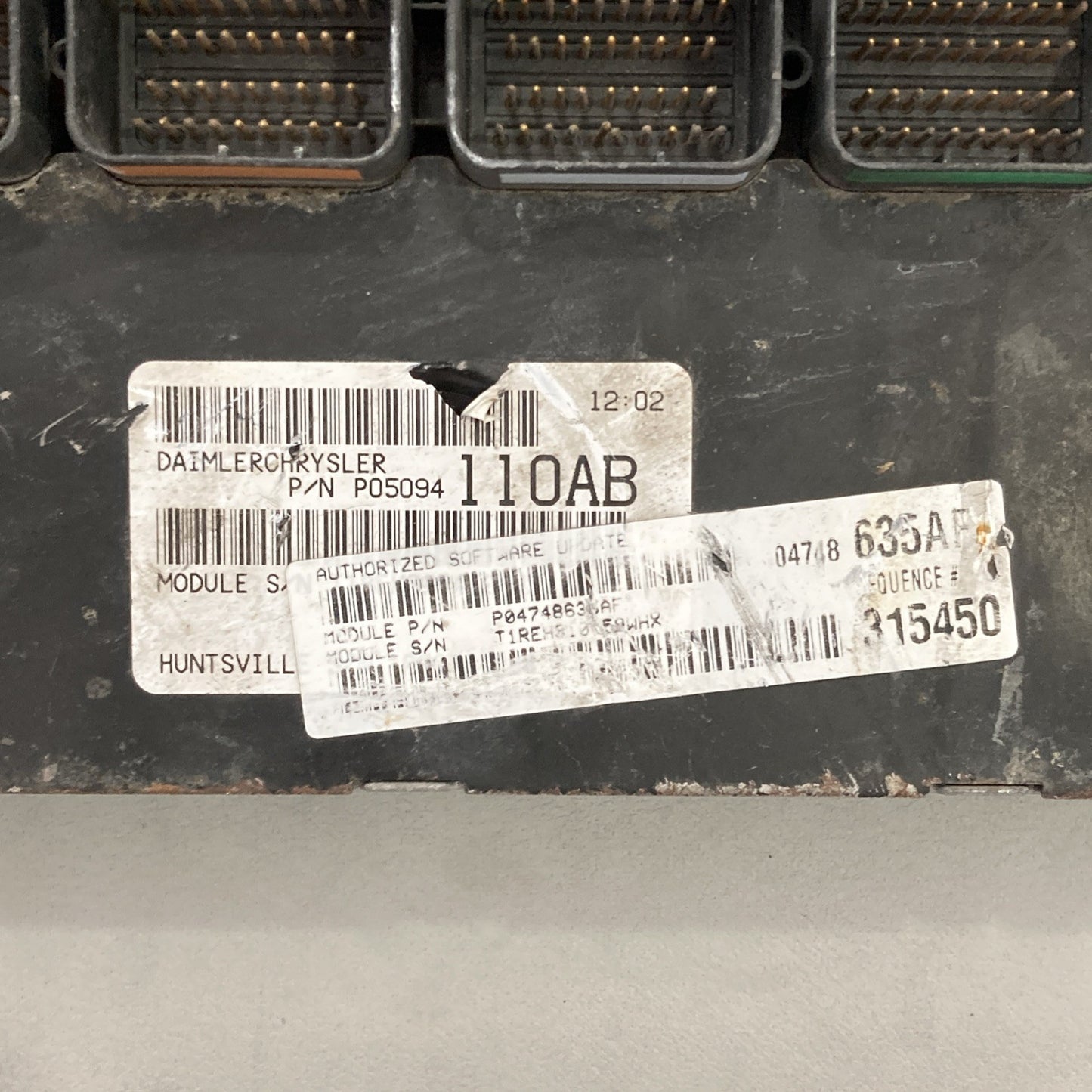 2005 Dodge Caravan ECU/ECM P05094110AB