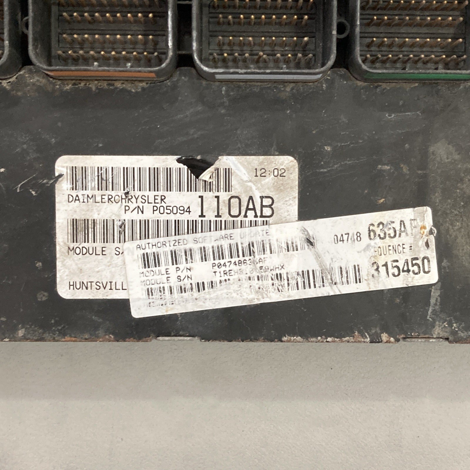 2005 Dodge Caravan ECU/ECM P05094110AB