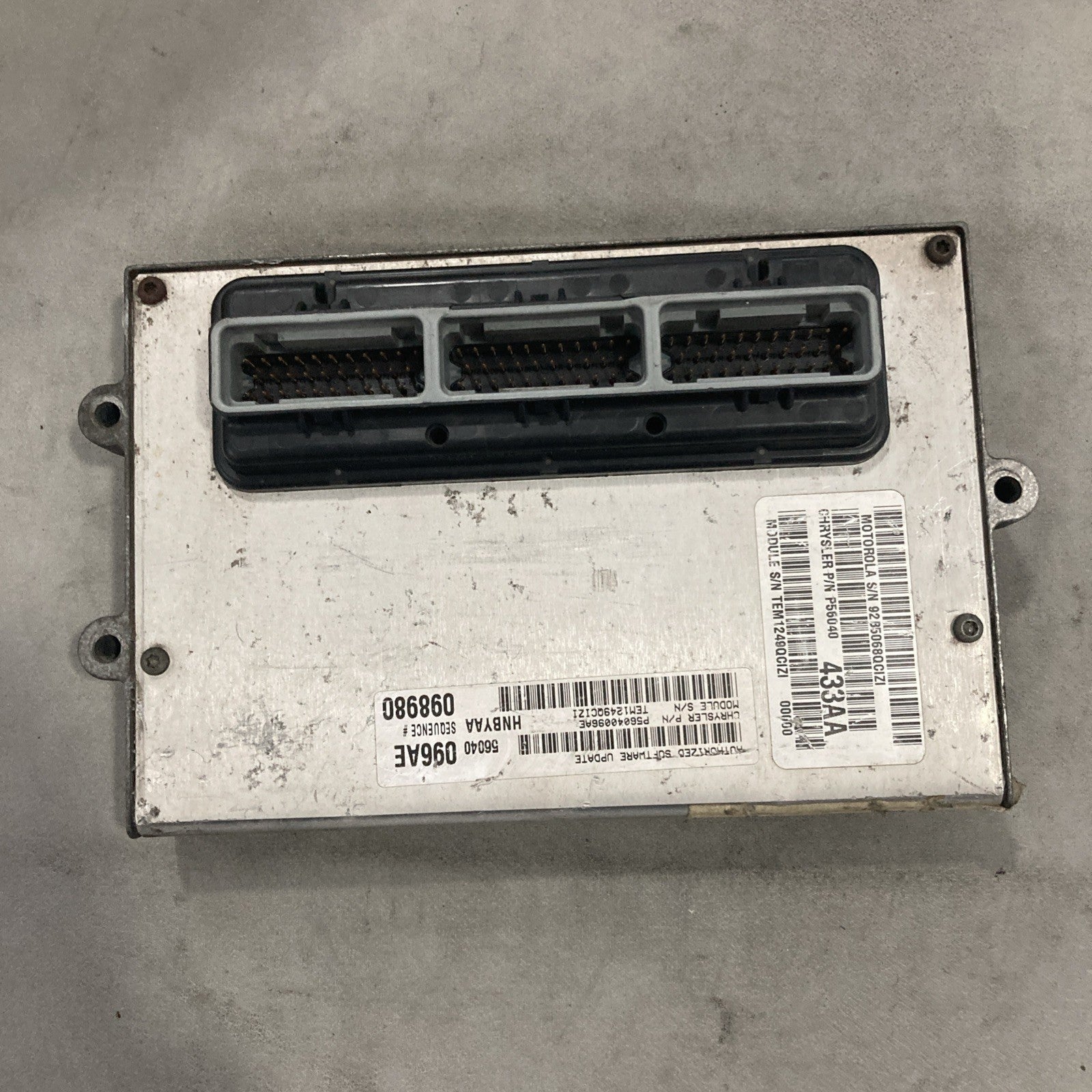 1999 Dodge Dakota 5.2L ECM/ECU P56040096AE